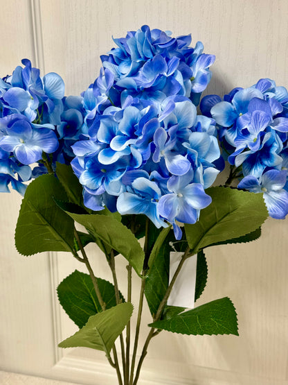 20.5 Inch Blue Hydrangea Bush