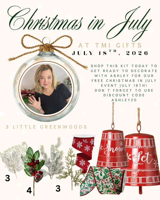 Christmas In July 3 Little Greenwoods Kit