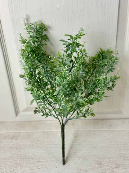 16.5 Inch Mini Leaf Greenery Bush