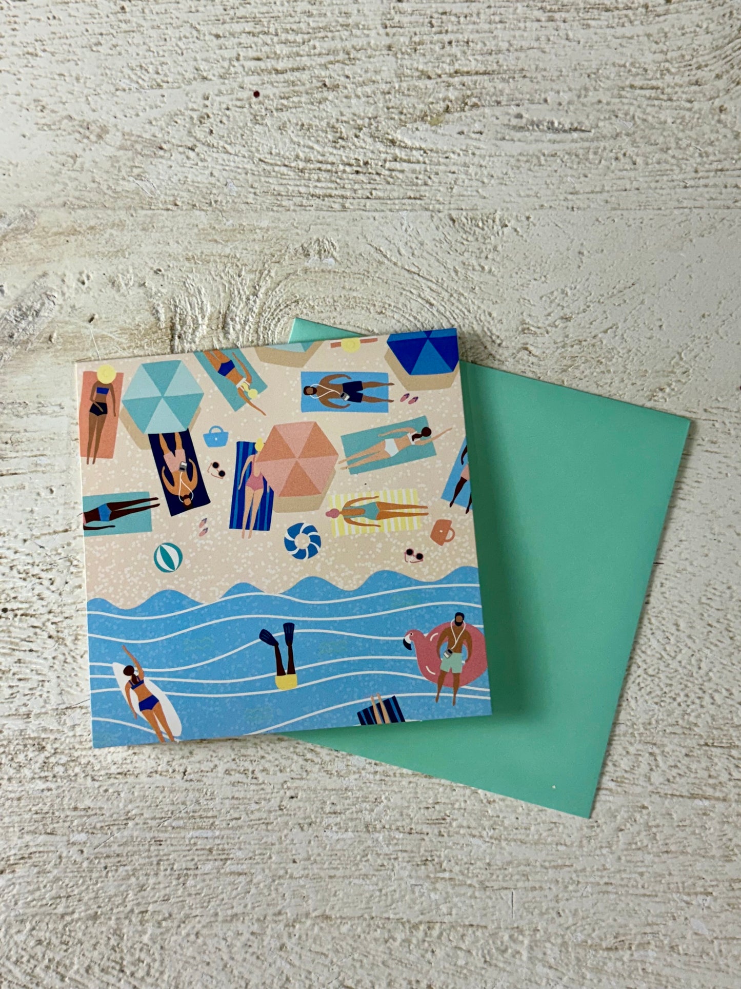 Day At The Beach Notecards with Envelopes