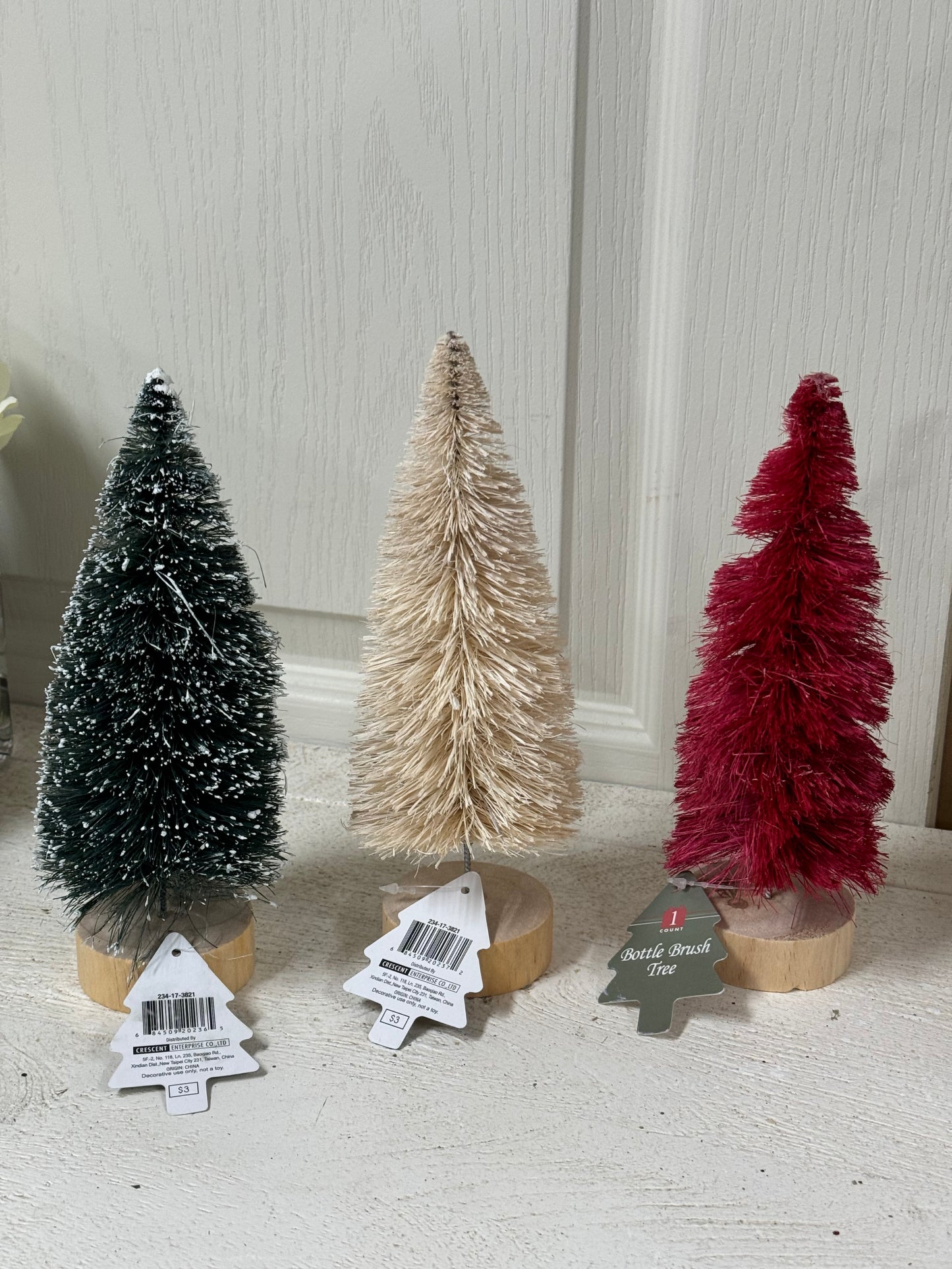 Large Bottle Brush Trees Three Styles