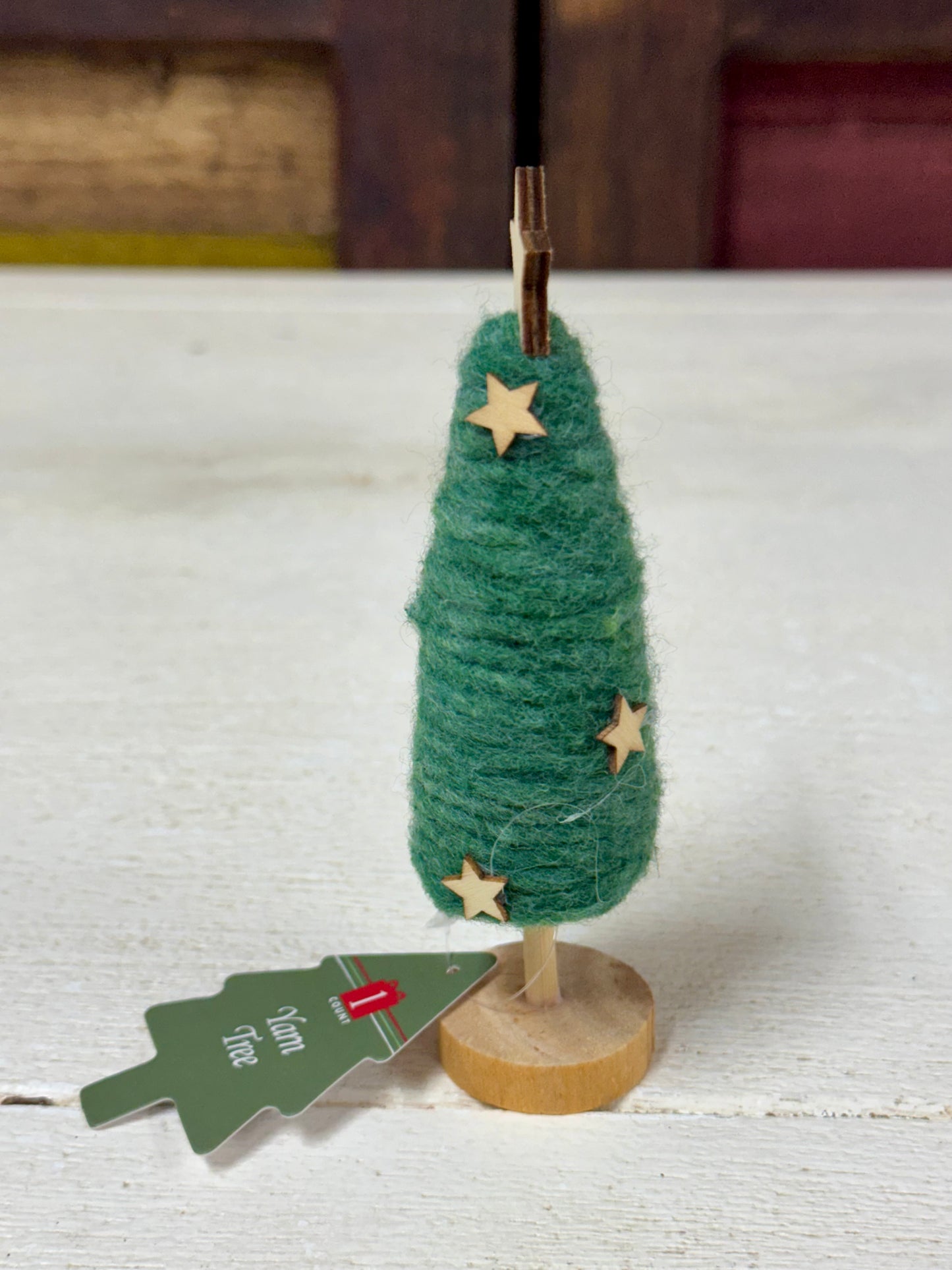 Green Mini Yarn Tree