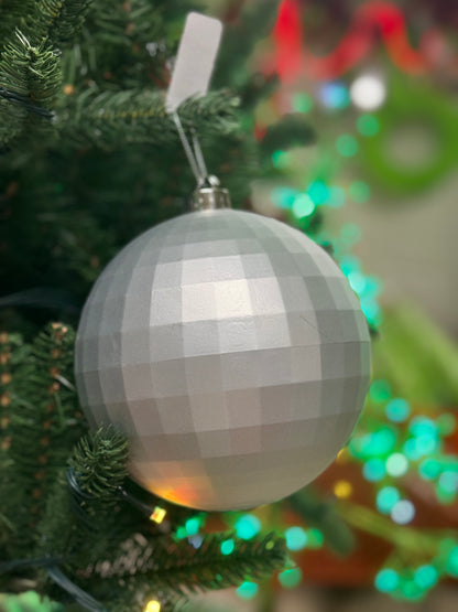 6 Inch Disco Ball Ornament Two Styles