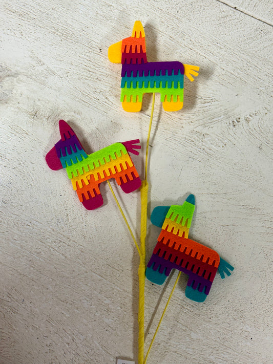 30 Inch Felt Donkey Pinata Spray