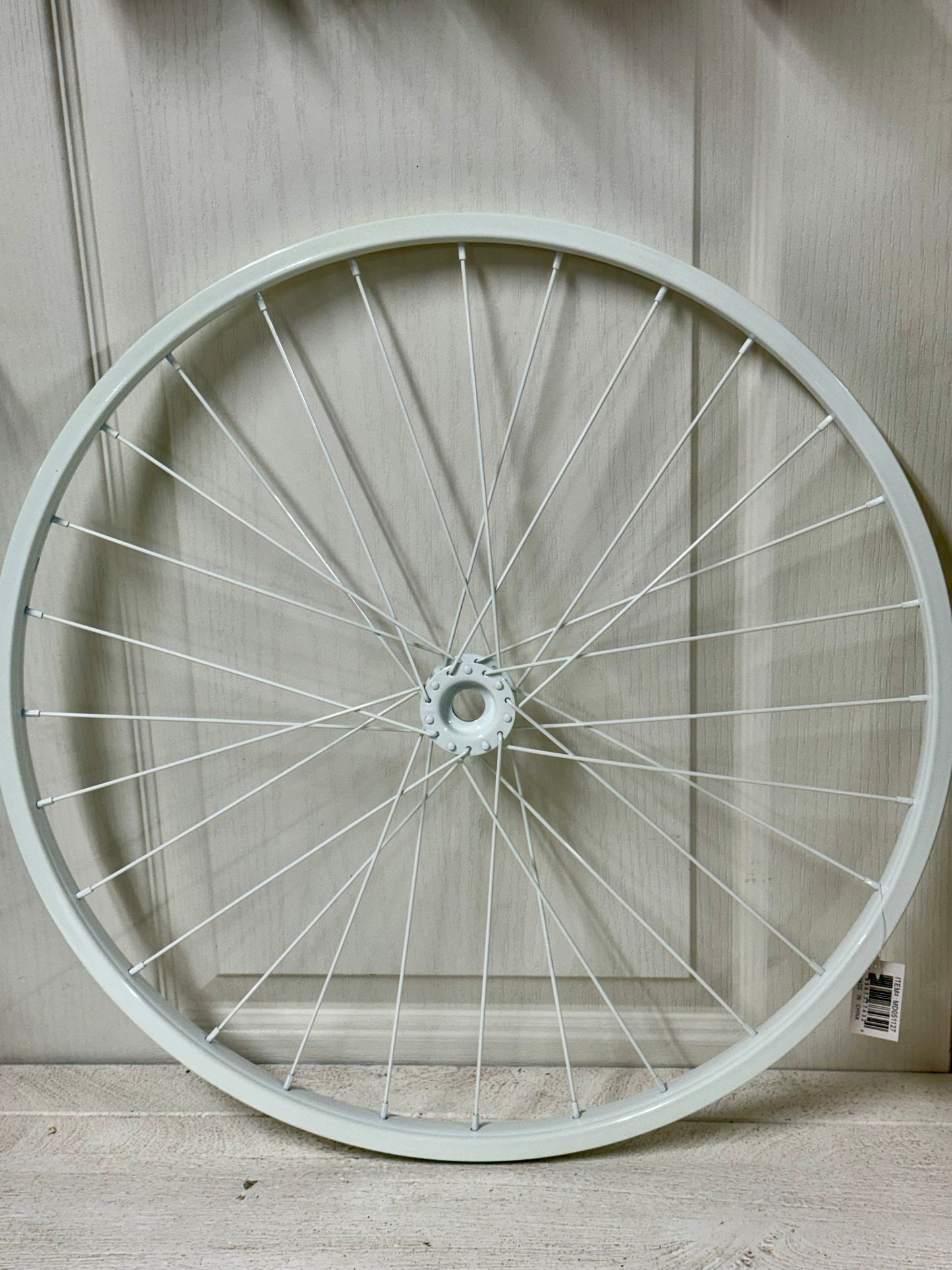 20 Inch White Decorative Bicycle Rim