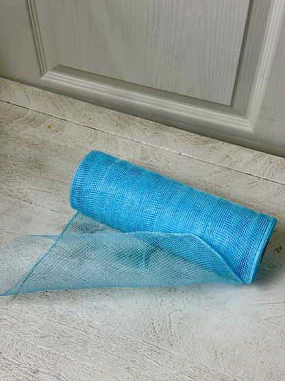 10 Inch By 10 Yard Light Blue Mesh