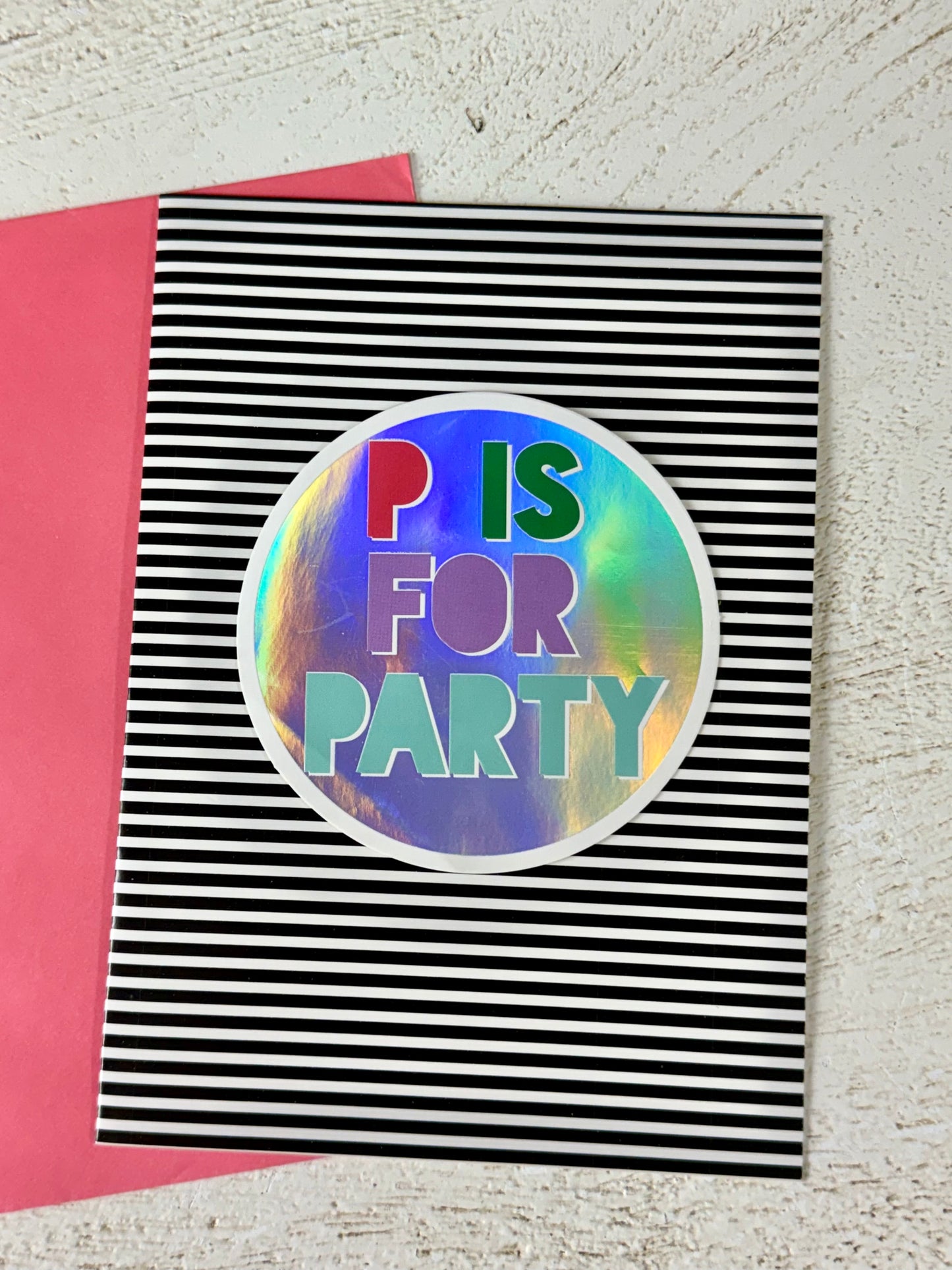 P Is For Party Birthday Cards