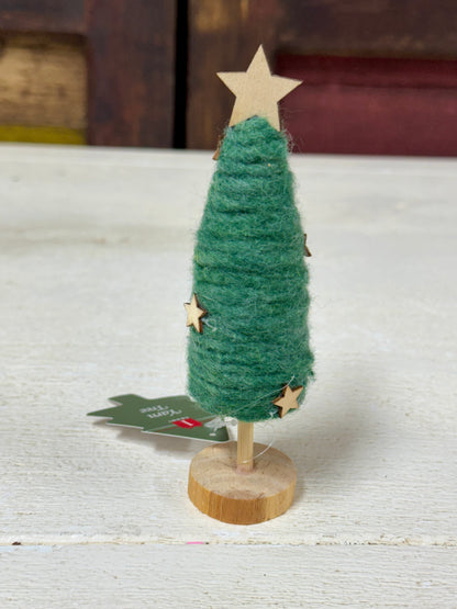 Green Mini Yarn Tree