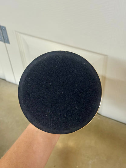 13 Inch Gold And Diamond Metal Trumpet Vase