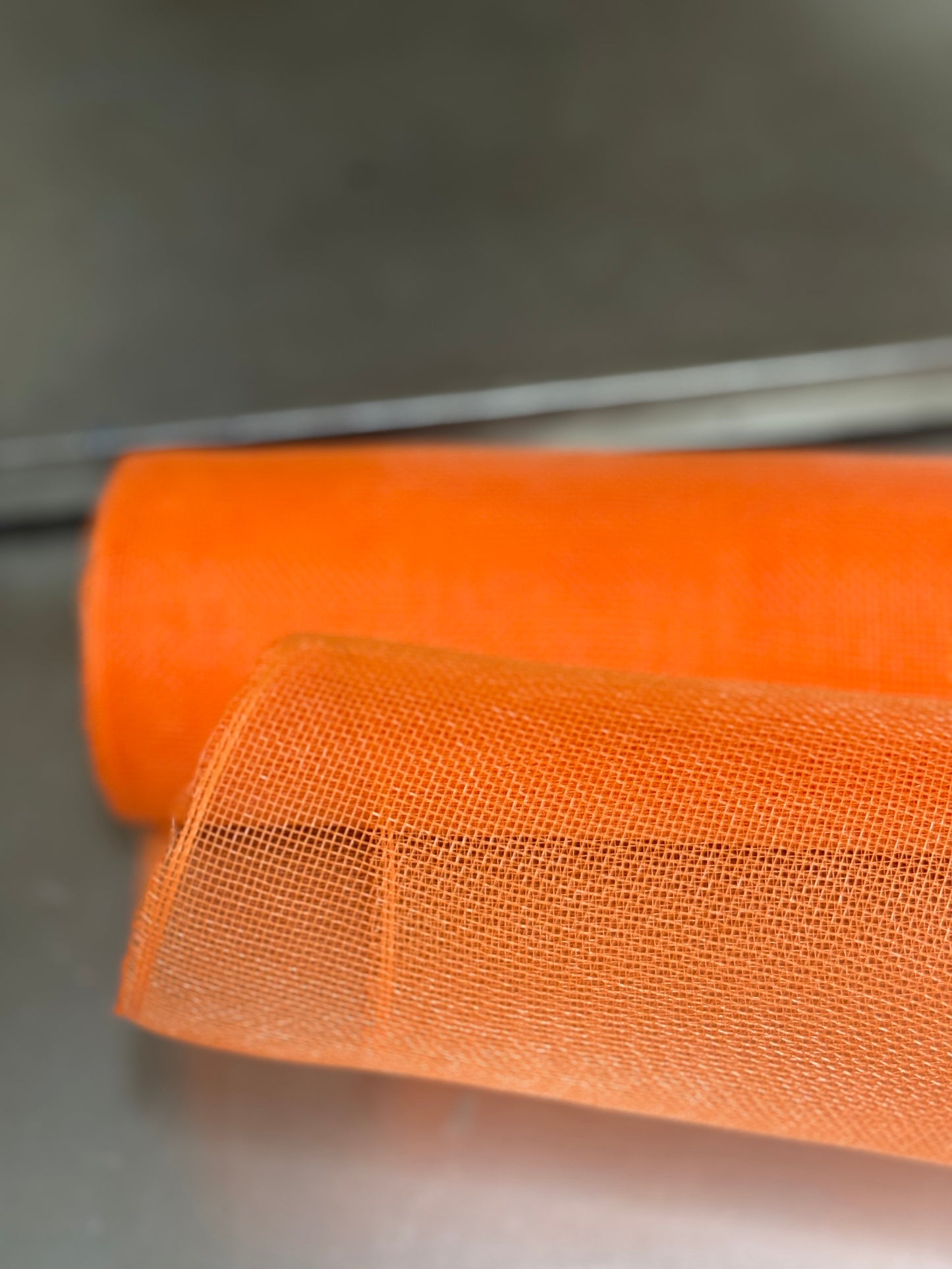 10 Inch By 10 Yard Orange Fine Weave Netting