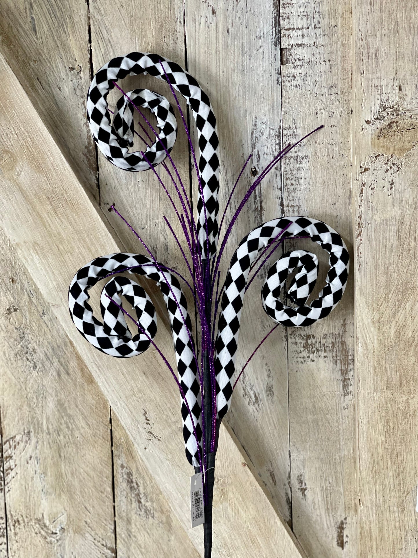 31 Inch Harlequin Tubing With Purple Spray