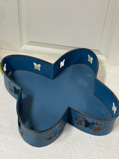 Large Blue Butterfly Tray