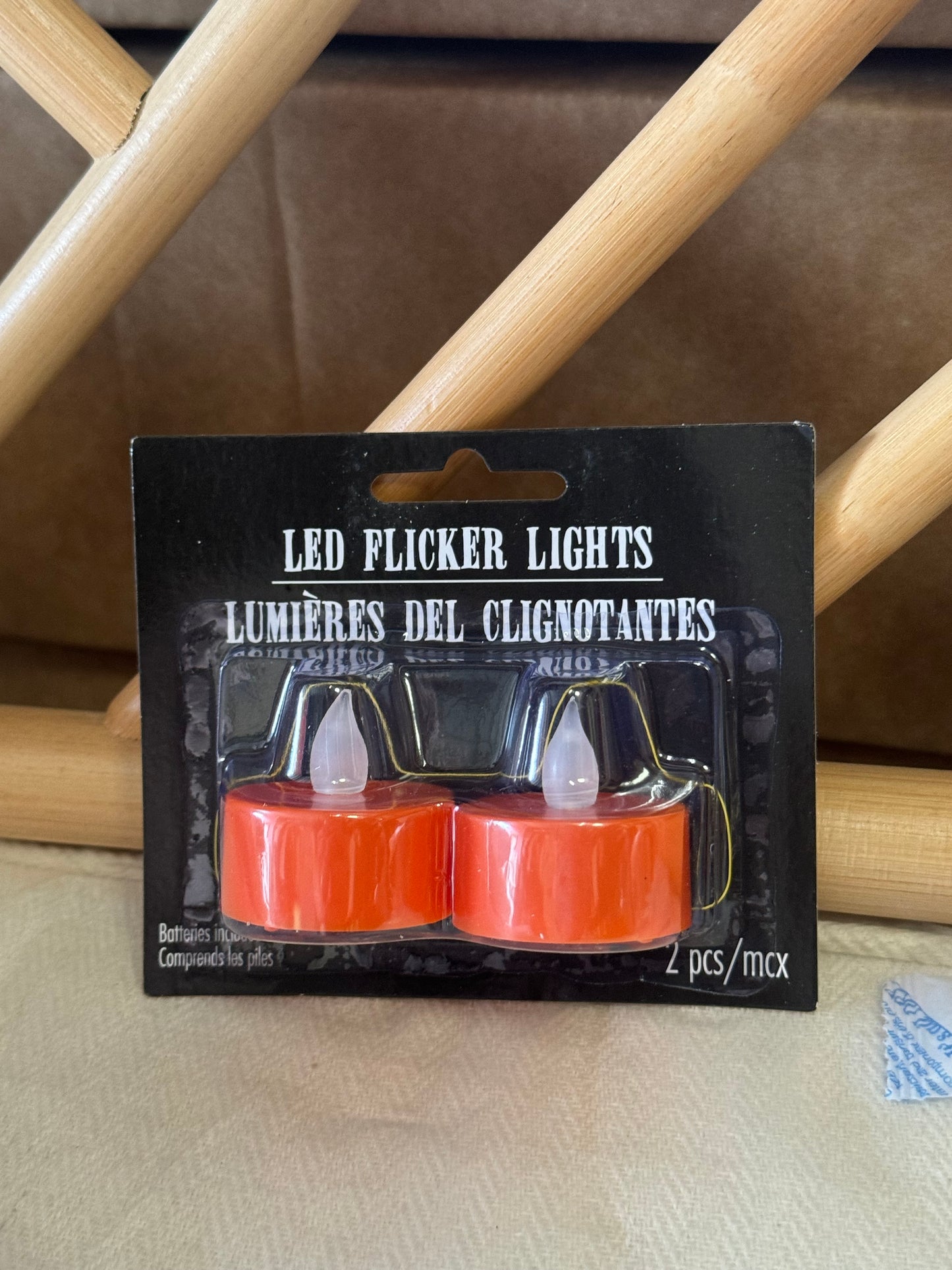 Orange Led Flicker Lights Two Pieces