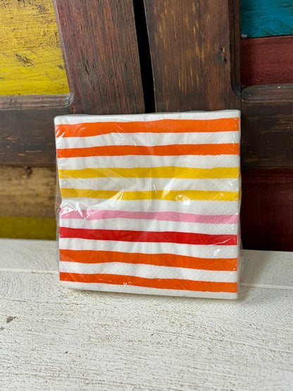 Sun Squad Summer Striped Lunch Napkins