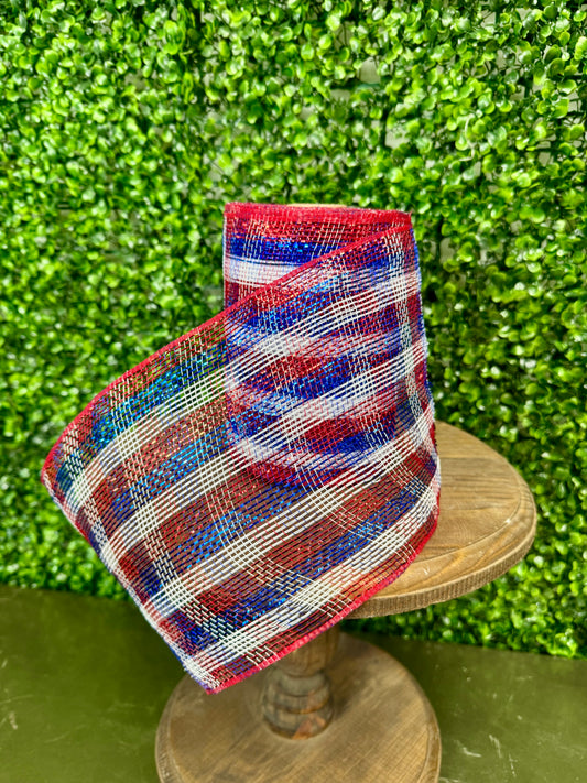 6 Inch by 20 Yard Old Glory Glamour Netting