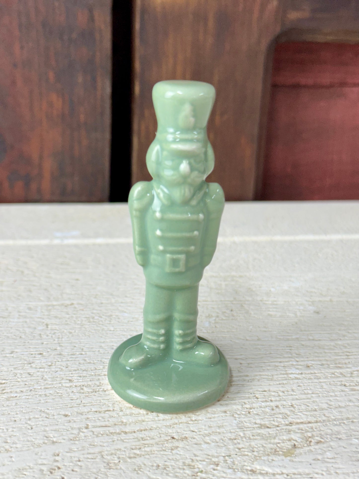 Green Ceramic Nutcracker