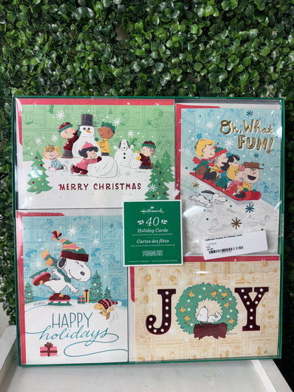 Hallmark Peanut 40 Holiday Cards