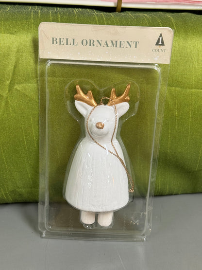 Reindeer Bell Ornament