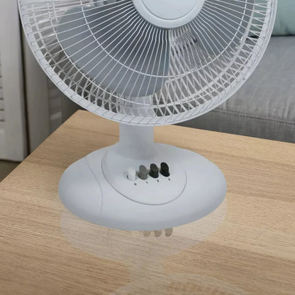 Cool Living 3 Speed Oscillating 12 Inch White Table Fan