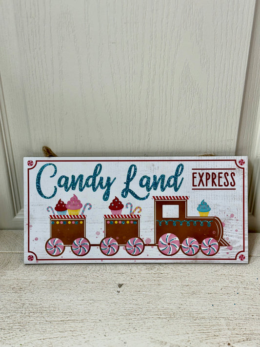 Candy Land Express Sign