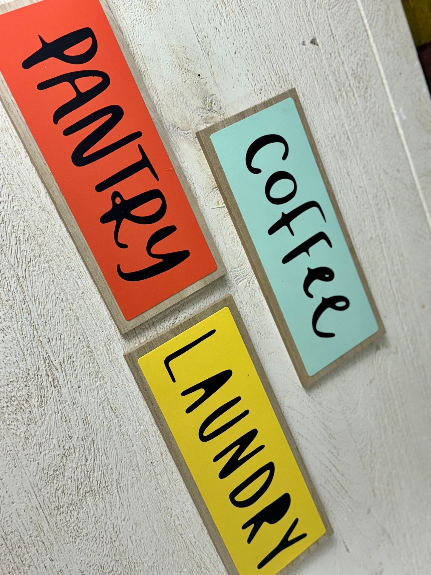 Coffee Laundy Pantry Hanging Signs