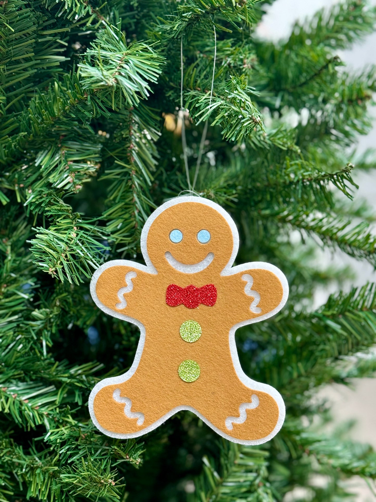 7 Inch Foam Gingerbread Ornament Two Styles