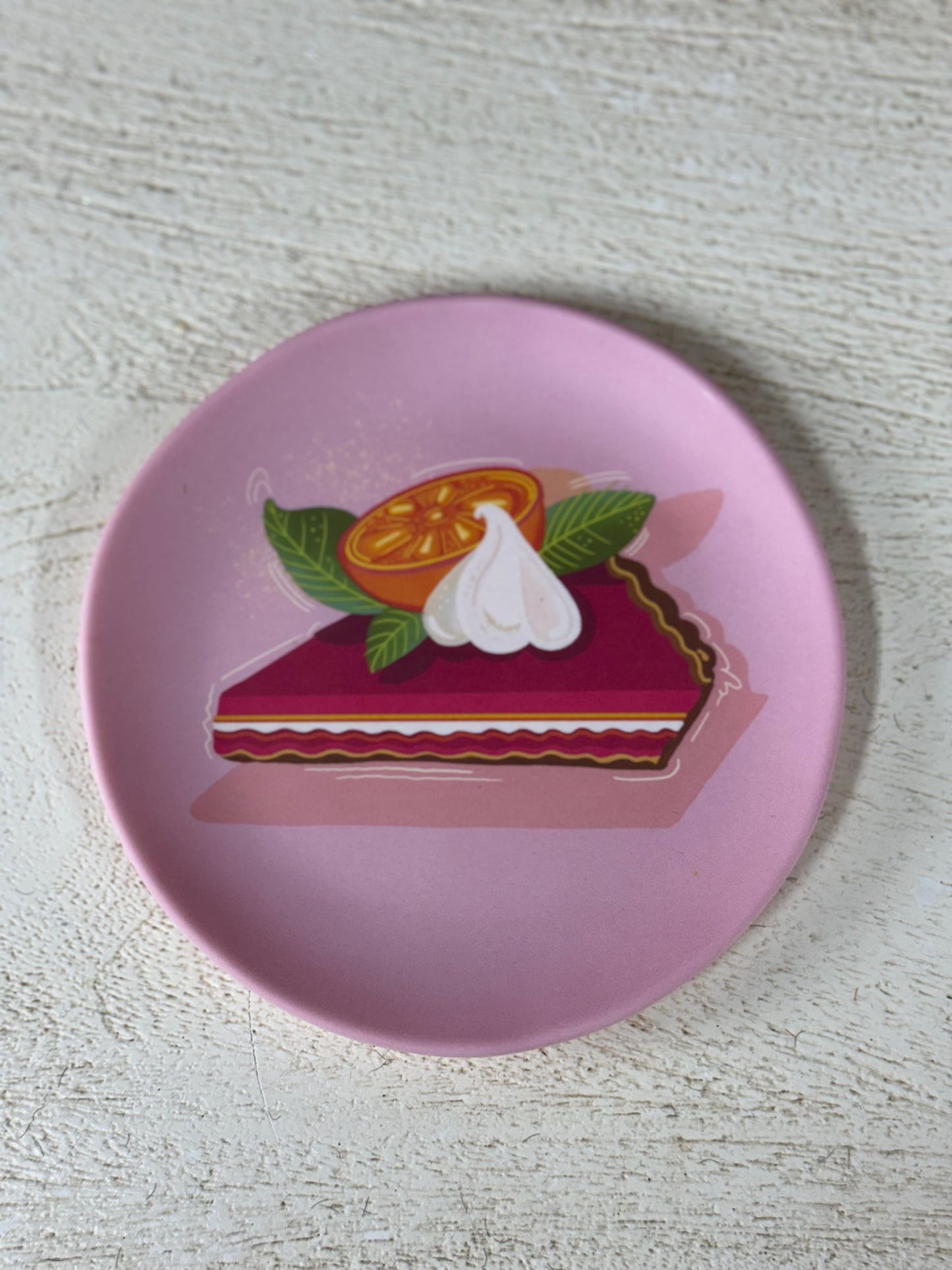 6 Inch Glitterville Melamine Patisserie Plate 12 Assorted Styles