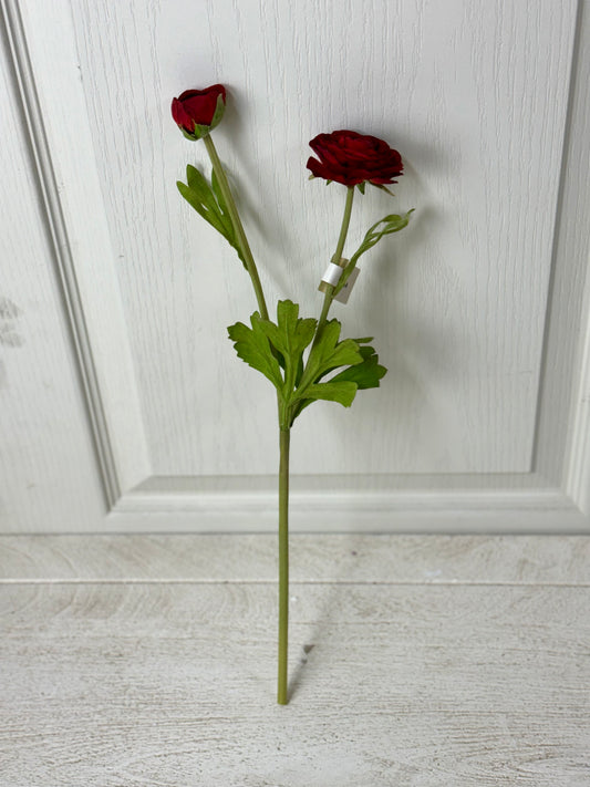 16 Inch Red Ranunculus Spray