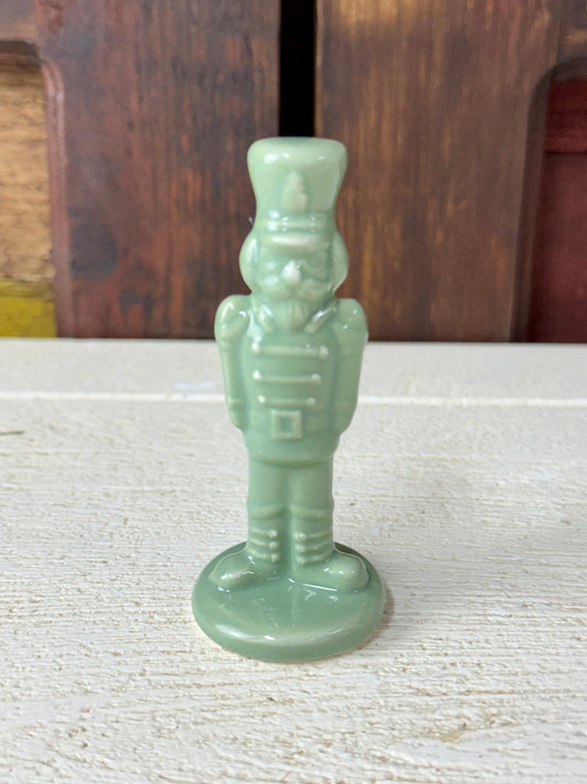 Green Ceramic Nutcracker