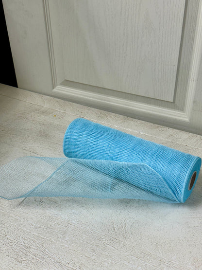 10 Inch By 10 Yard Light Blue Mesh