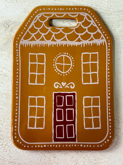 Gingerbread House Serving Board