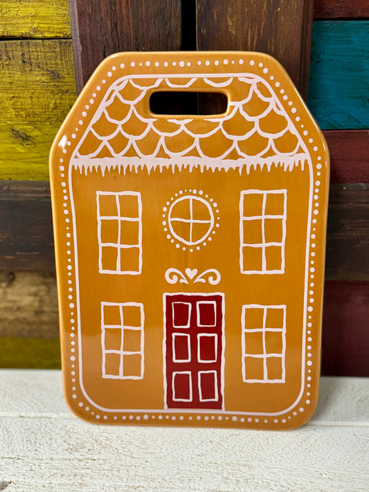 Gingerbread House Serving Board