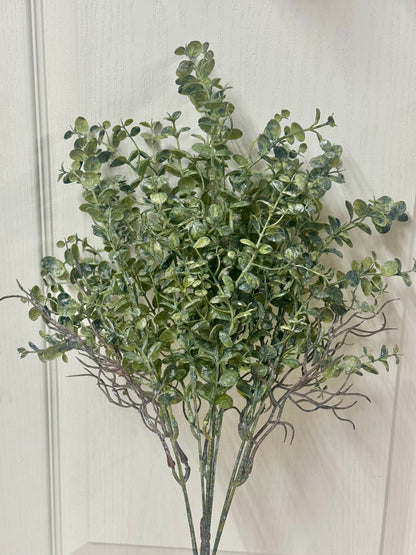 24 Inch Eucalyptus And Twig Green Bush