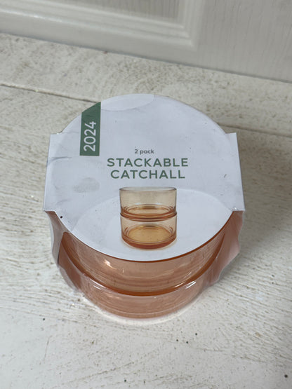 Peach Stackable Catchall Two Pack