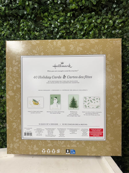 Hallmark 40 Christmas Holiday Cards