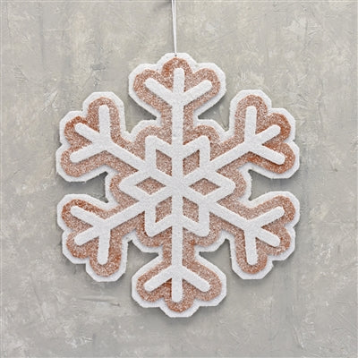 16.5 Inch Giant Gingerbread Snowflake Cooking Hanging Ornament