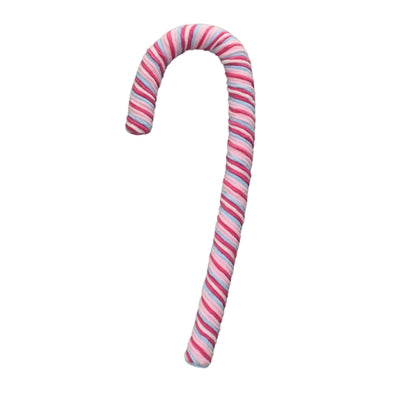 36 Inch Pink Blue And White Chenille Bight Christmas Candy Cane