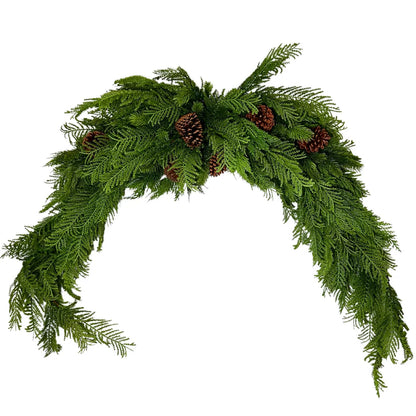 82 Inch Mixed Christmas Cypress Swag/Garland