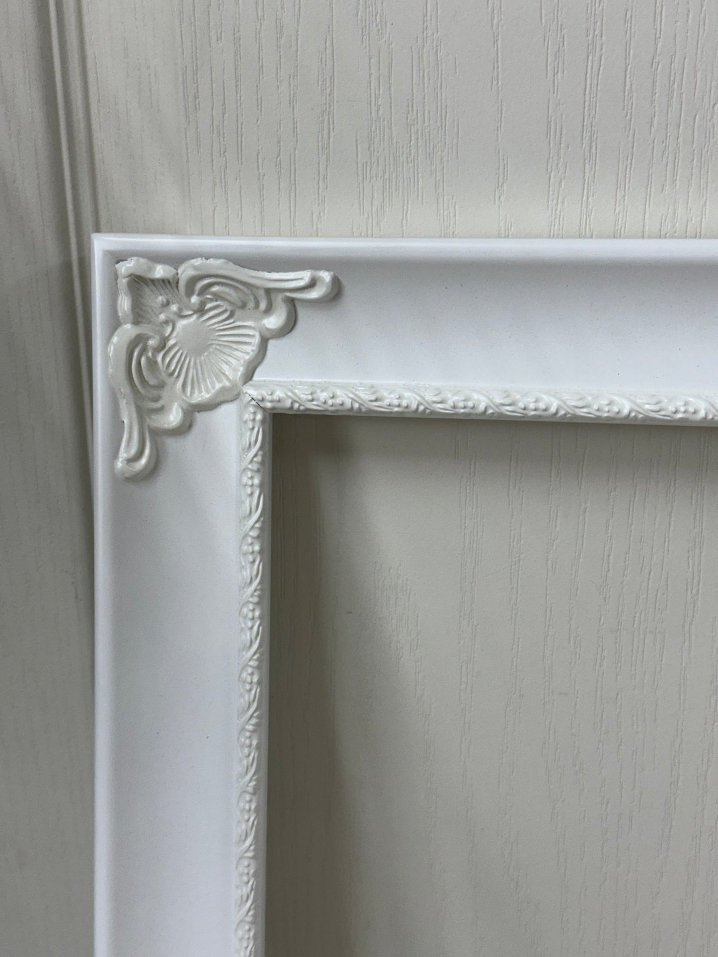 17.5 Inch White Wood Decorative Frame