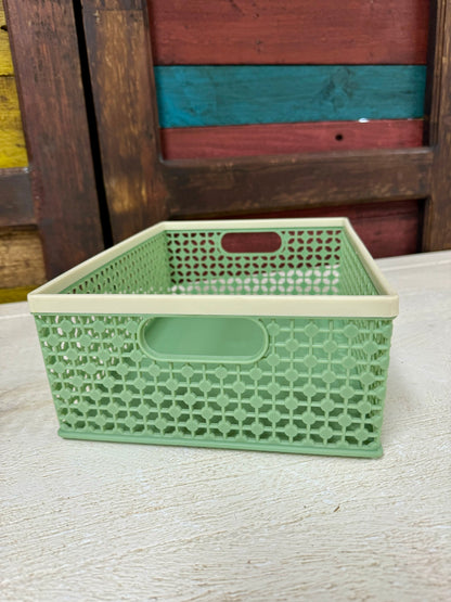 Green And White Storage Container