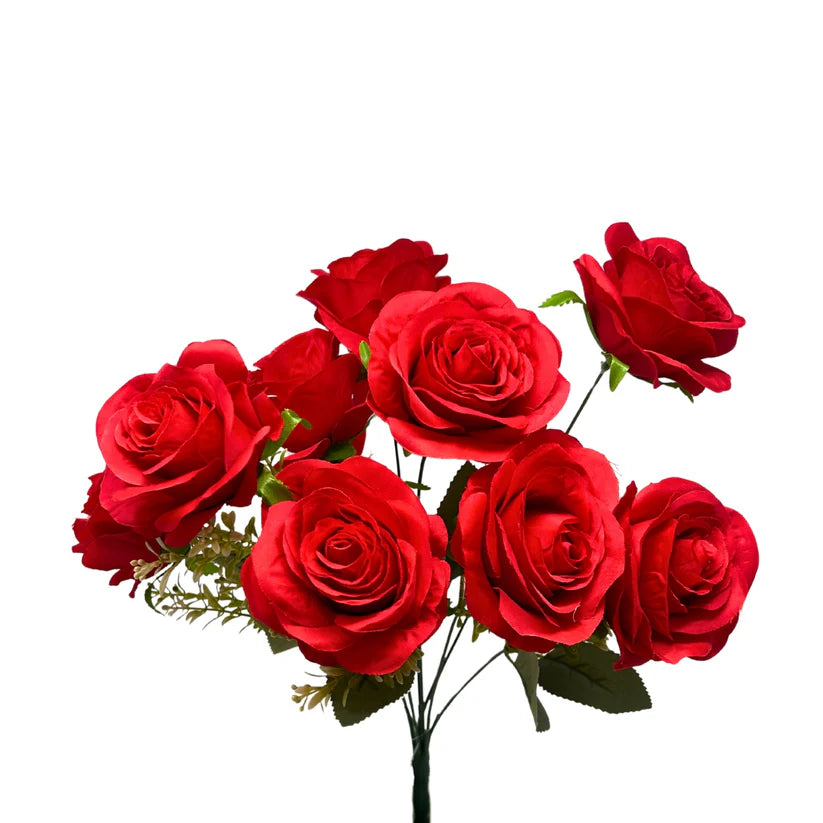 17 Inch Red Southern Rose Bush