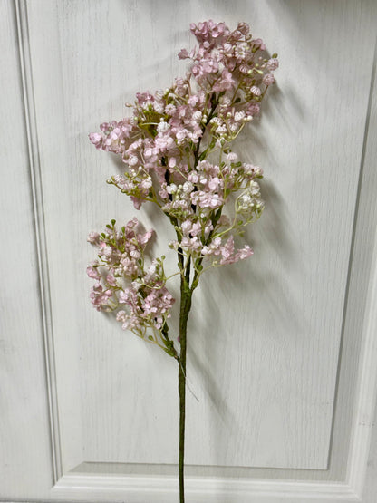 24 Inch Pink Baby's Breath Spray