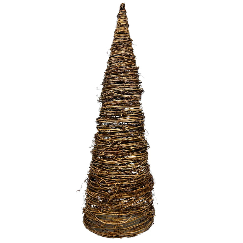 Set Of Two Grapevine Cone Trees