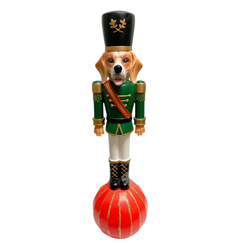 11.8 Inch Cocker Spaniel Nutcracker Resin Décor