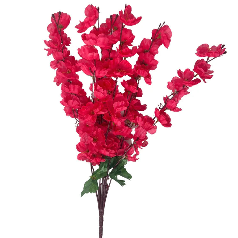 18 Inch Hot Pink Cherry Blossom Bush
