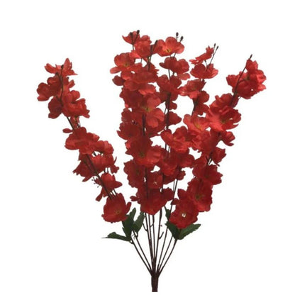 18 Inch Red Cherry Blossom Bush