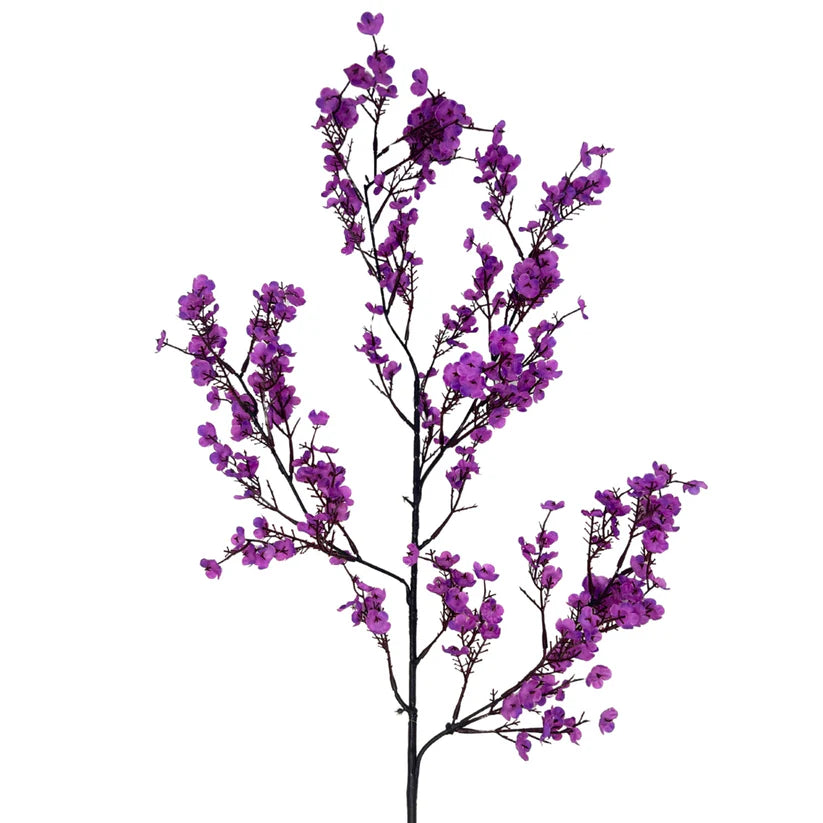 40 Inch Purple Blossom Branch