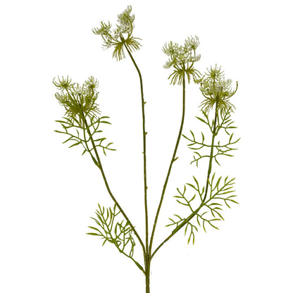 32 Inch White Queen Anne's Lace Spray