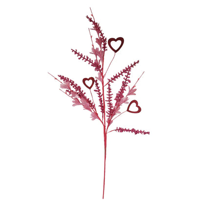 32 Inch Pink Heartfelt Berry And Flower Spray
