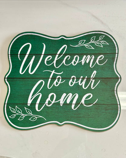 Our Home Wooden Signs Three Styles